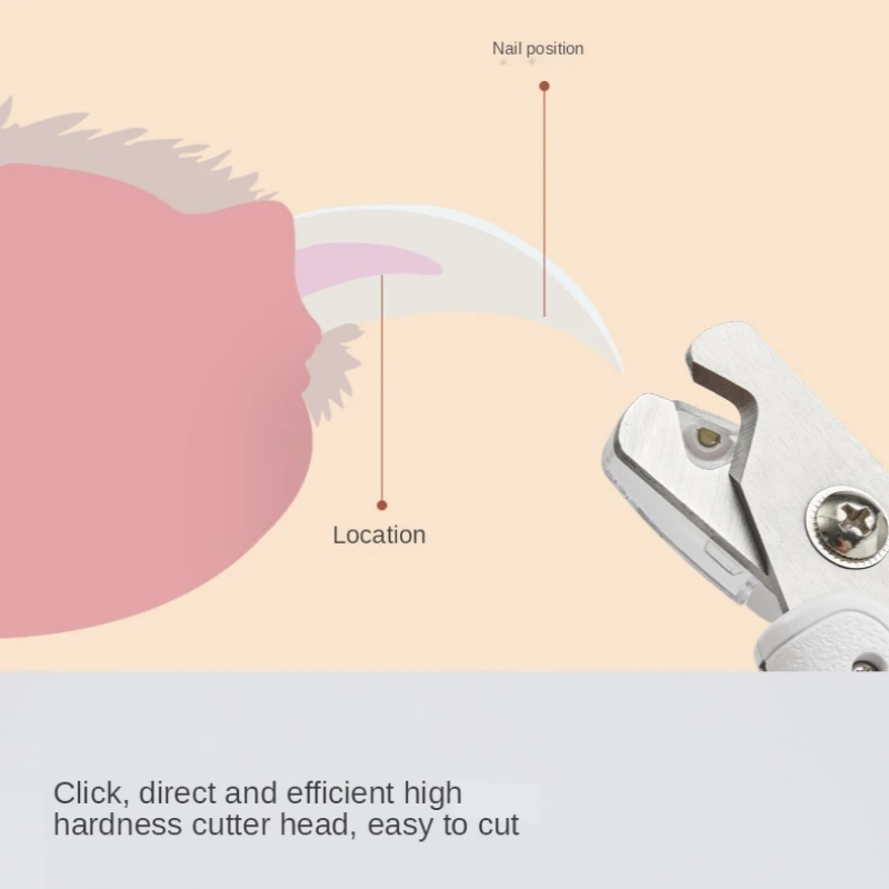 Professional Pet Nail Clipper with LED Light