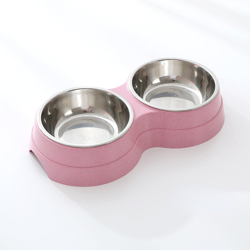 Double Stainless Steel Pet Feeding Bowls