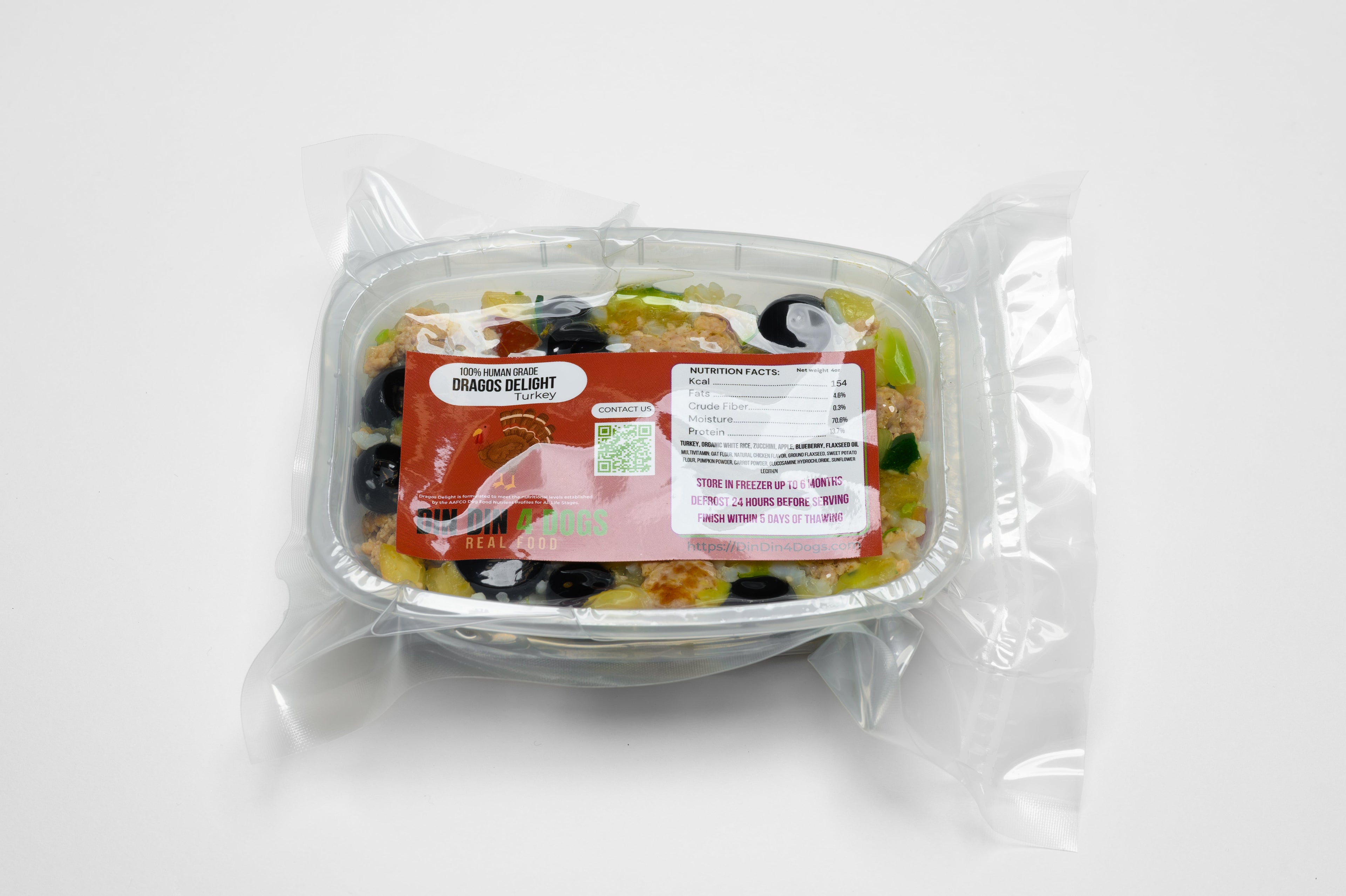 Tasty Turkey 30-Pack Small Breed 4oz Meals
