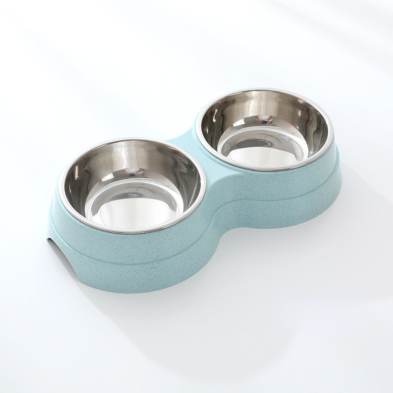 Double Stainless Steel Pet Feeding Bowls