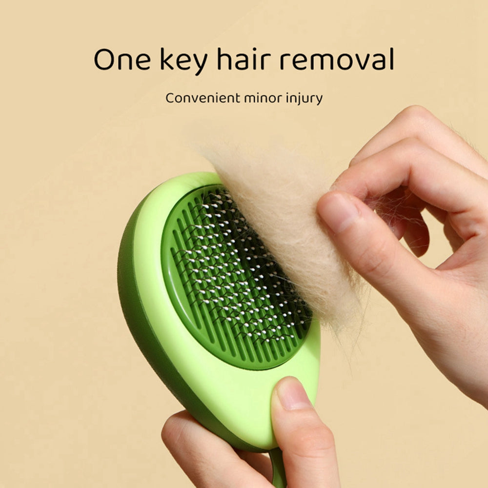 Creative Cat Grooming Comb with Self-Cleaning